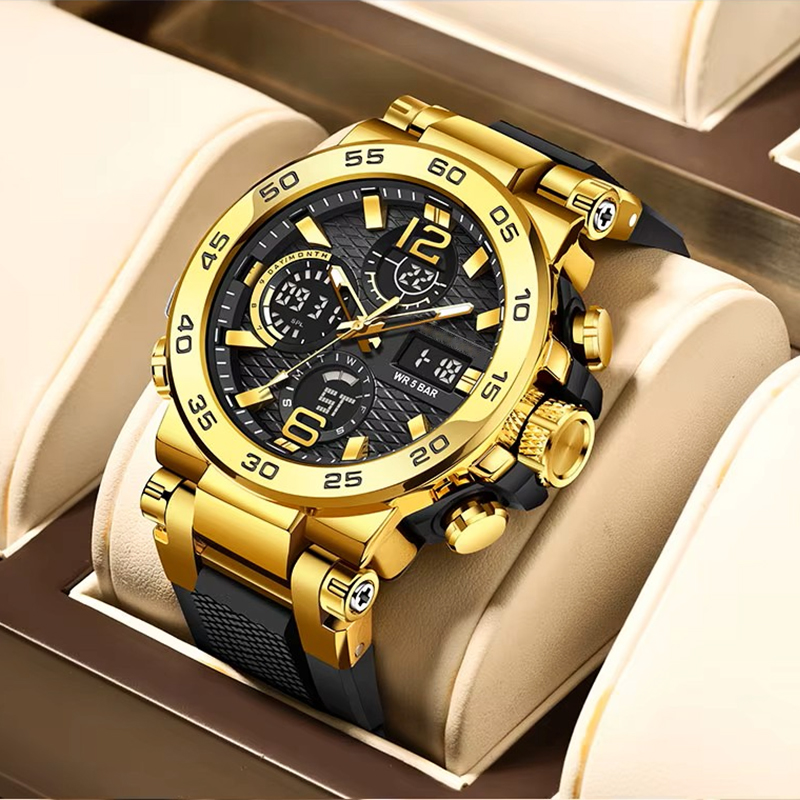 Luxury Watch Level - Montre de sport noire de luxe