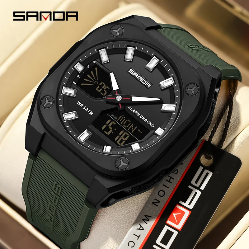Luxury Watch Zone - SANDA montres à Quartz pour hommes