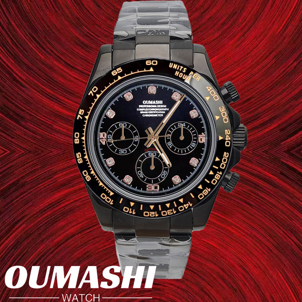 Luxury Watch Gold - VK63 montres 39.3mm montre de luxe