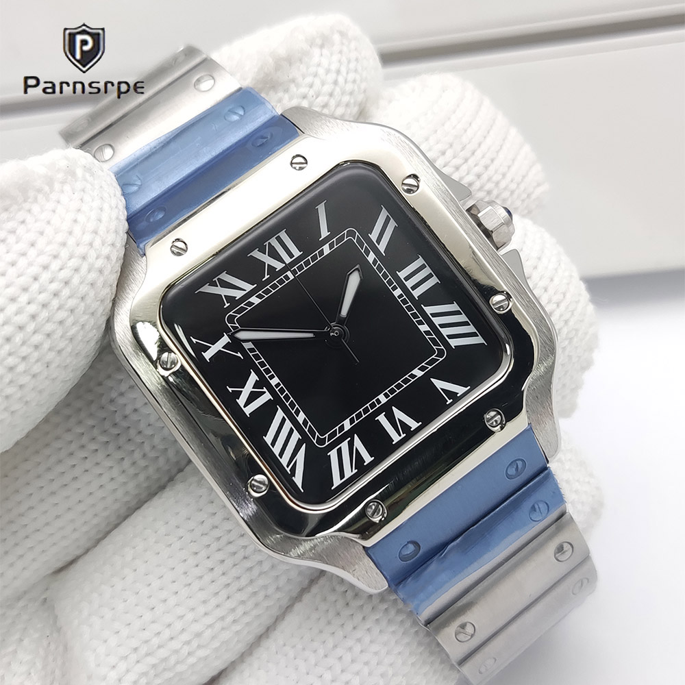 Luxury Watch Cartier - Montres pour hommes, boîtier carré, nouvelle