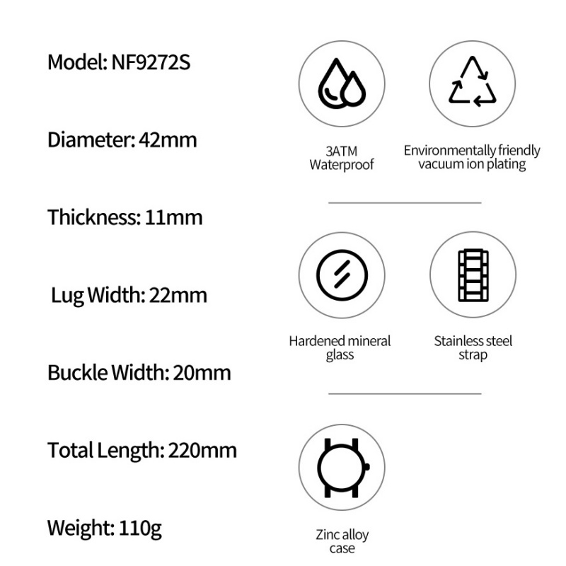 NAVIFORCE Montre Homme à Quart - Quiet Luxury Watch Men avis et prix