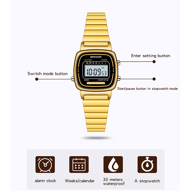SANDA-Montre-bracelet à quartz - Luxury Watch Zone avis et prix