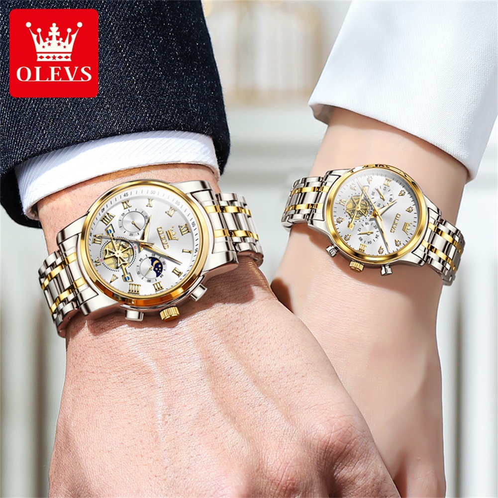 OLEVS Quartz Couple montre mar - Luxury Watch Zone avis et prix