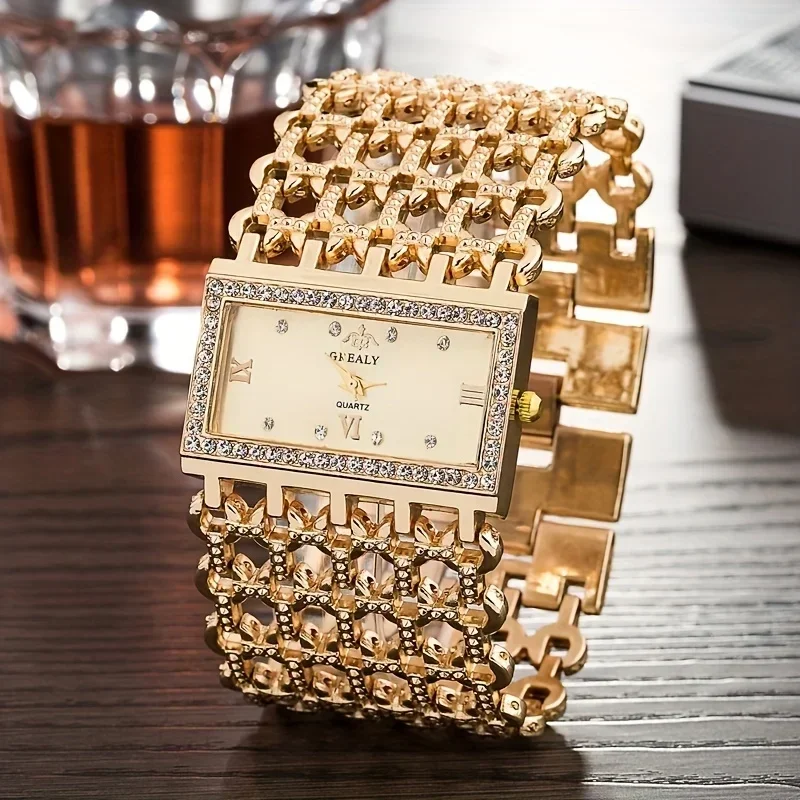 Montre à quartz de luxe pour f - Luxury Watch Gold avis et prix