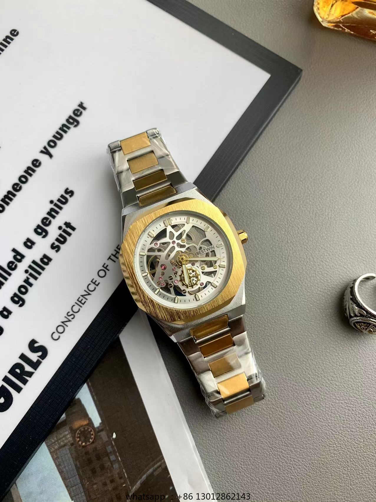 Bande d'acier étanche personna - Luxury Watch Gold avis et prix