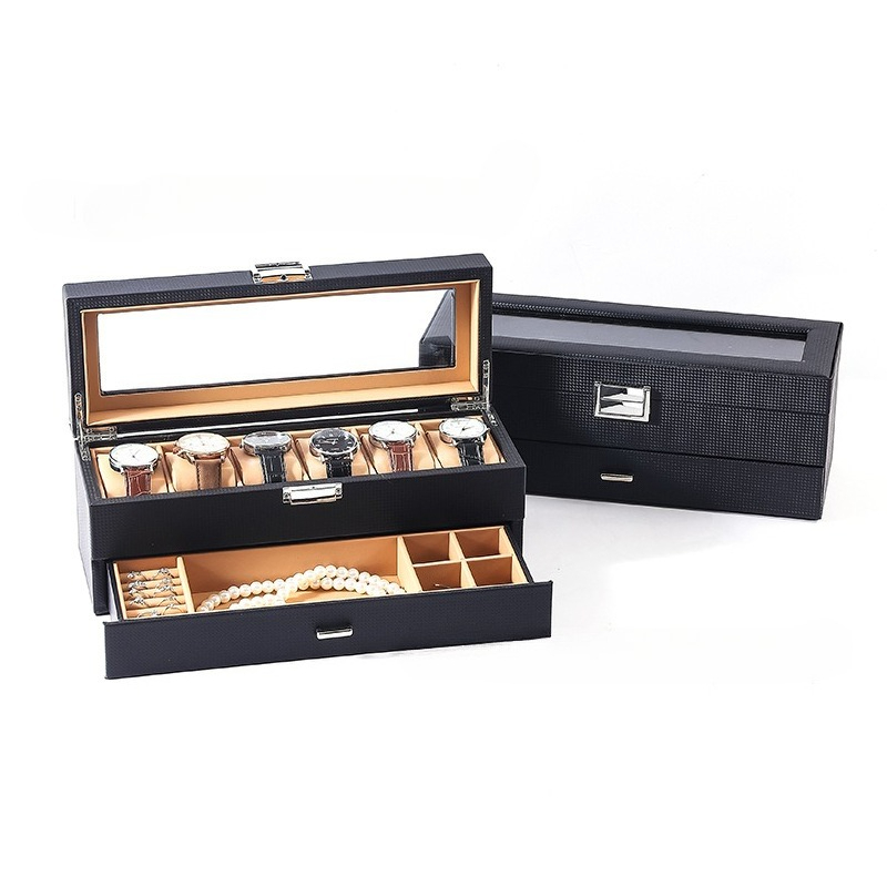 Boîte à bijoux en cuir rétro,  - Luxury Watch E Jewellery avis et prix