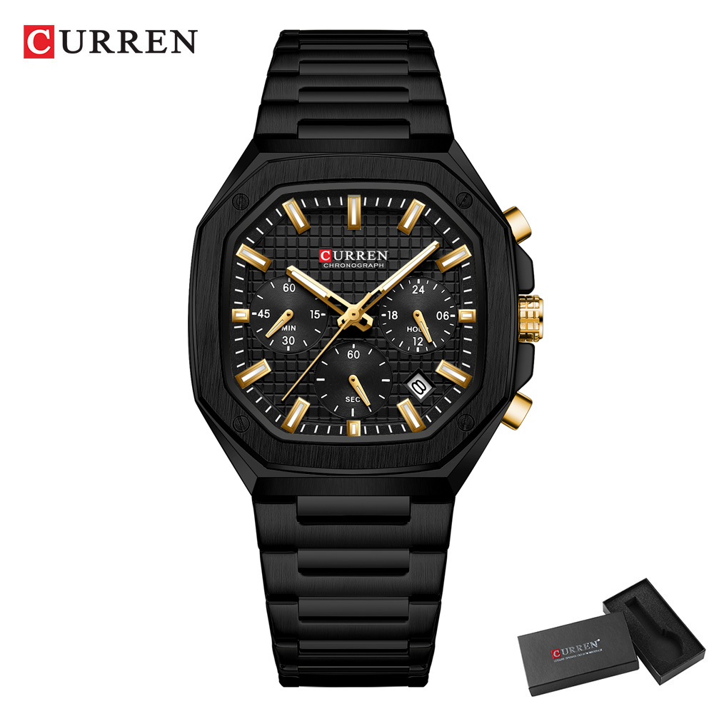 CURREN montre chronographe car - Luxury Watch Gold avis et prix